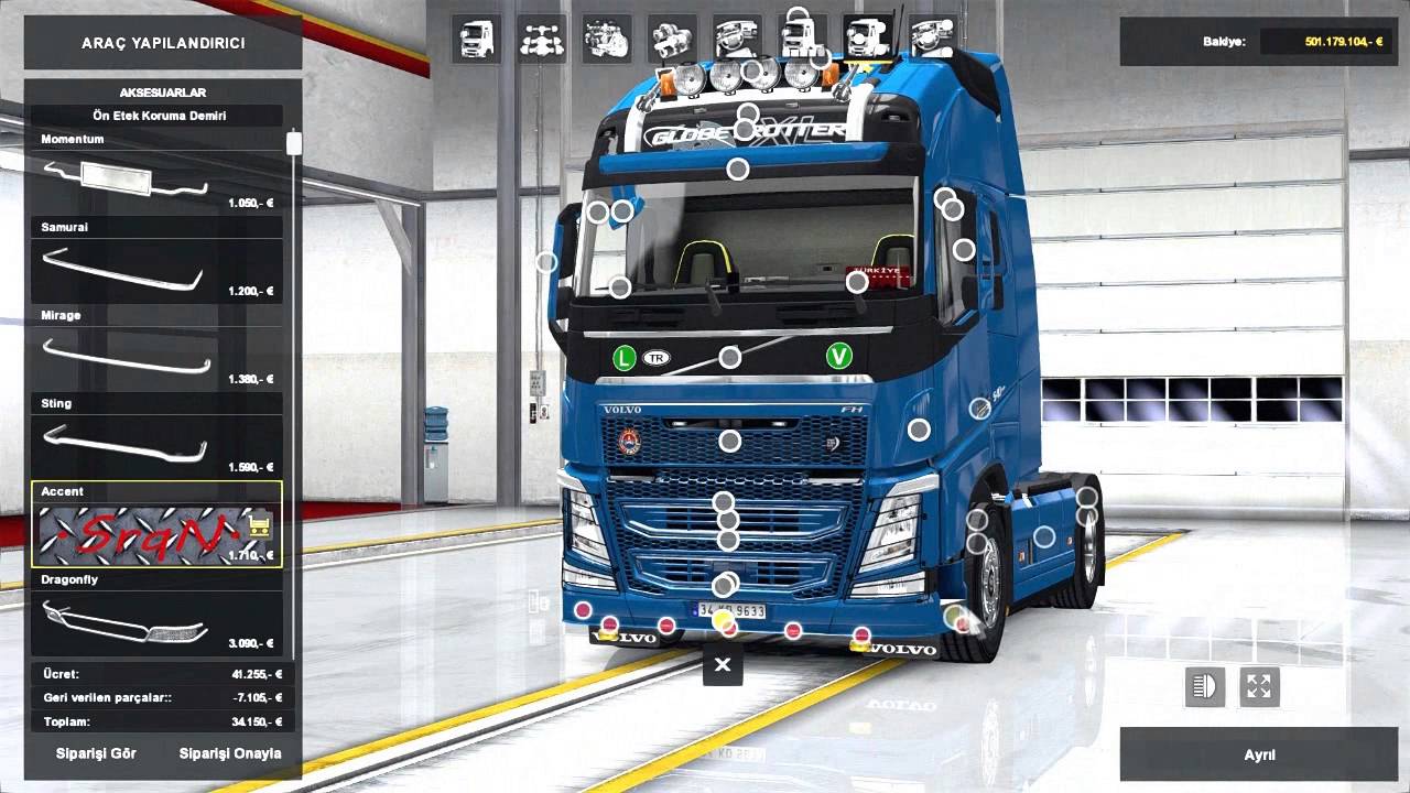 New Volvo FH16 Accessories + Interior v2 [1.24.x]