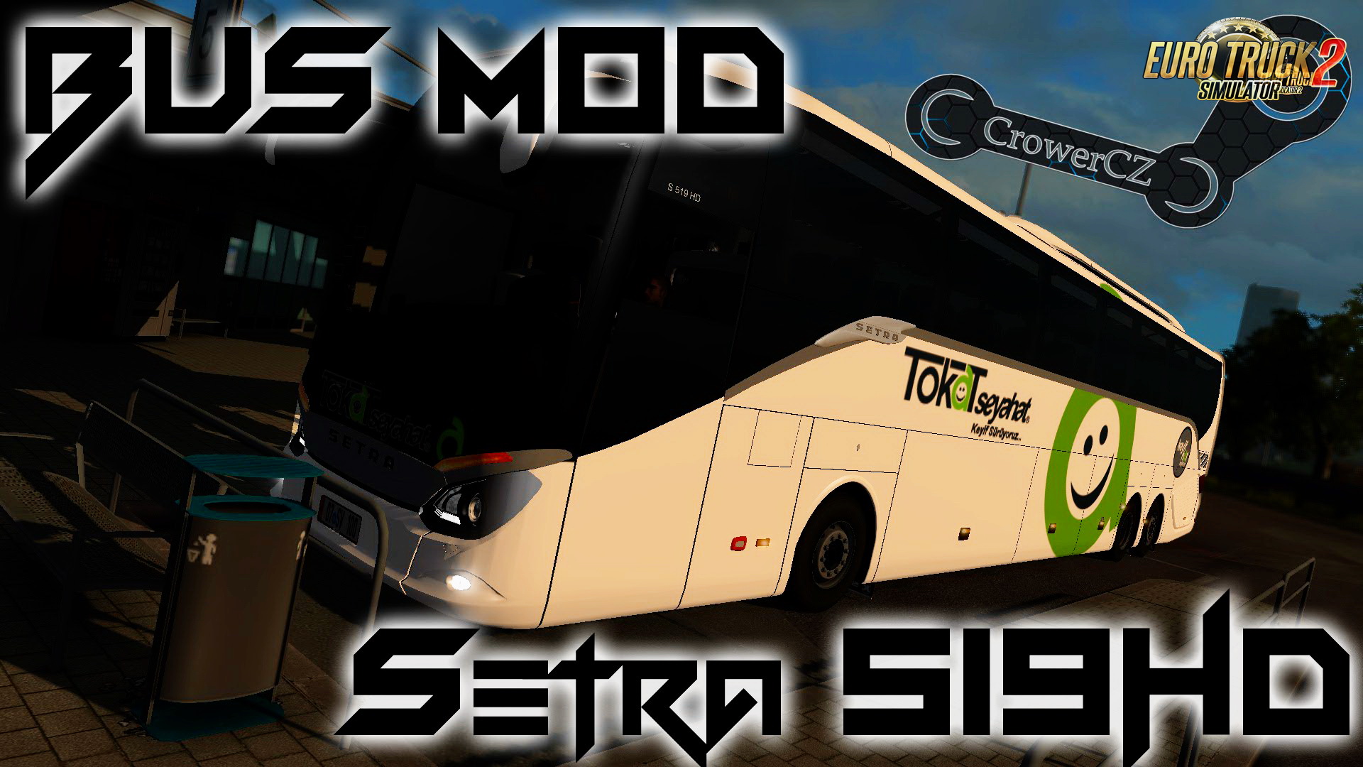 Bus Setra 517 HDH + Interior v3.0 (1.27.x)