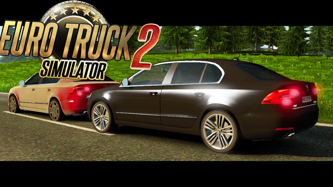 Гонки на Skoda Superb ІІ - Euro Truck Simulator 2 Multiplayer