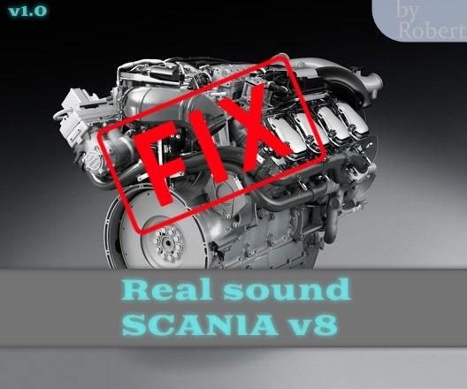 FIX Sound v8 Scania by RobertDRN