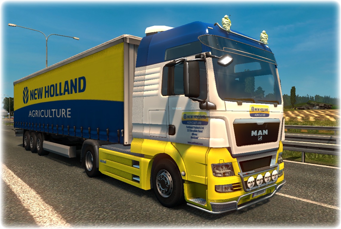 "New Holland" MAN TGX Skin Combo