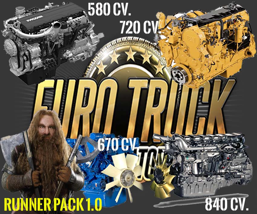 Runner Pack 1.0 Engines for all trucks [1.24.x]