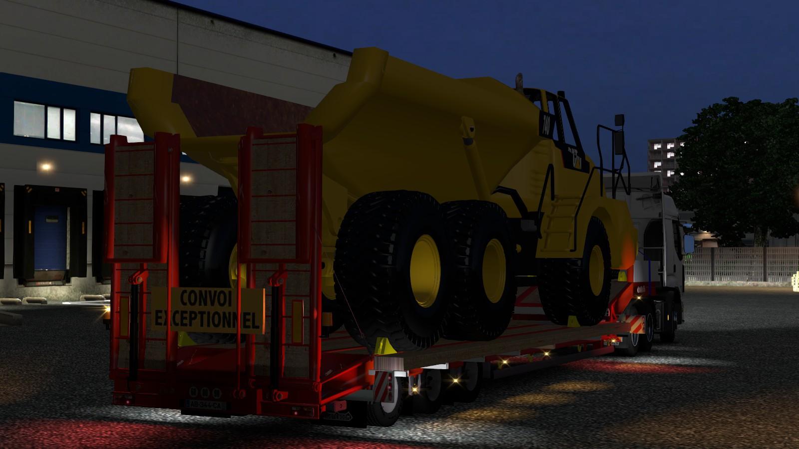 Cat 740 Trailer