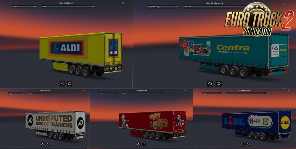 Trailers Pack v1.24 by Kacperth