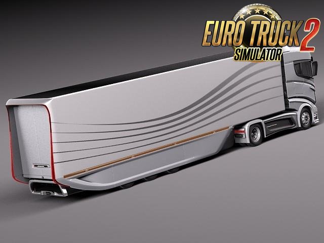 Scania R1000 Concept + Trailer Aerodynamics (1.24.x)