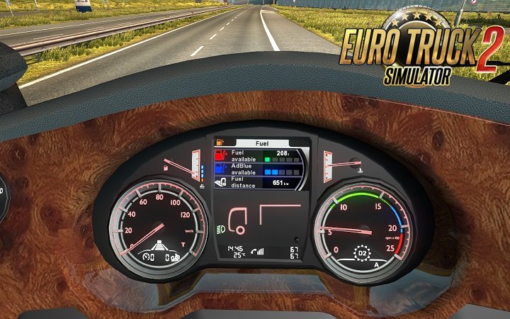 DAF XF Euro6 Board computer with own sounds. [1.24.x]