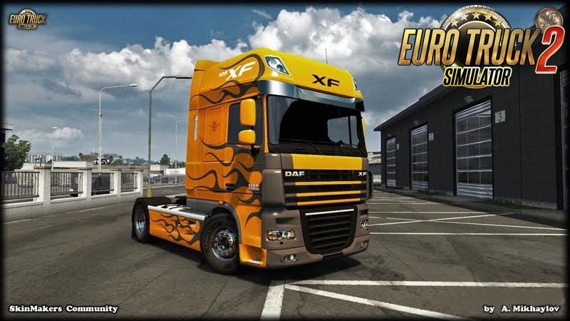 DAF XF105 Paintable for Ets2