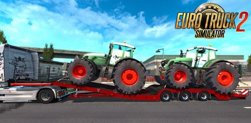 Trailer with 2 Tractors (Fixed)