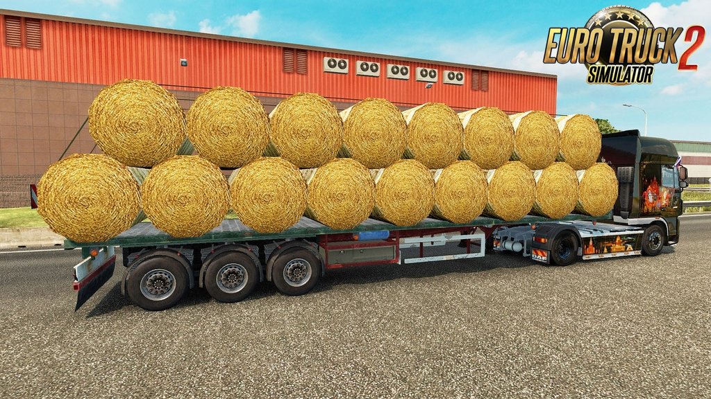 Trailer Bales hay