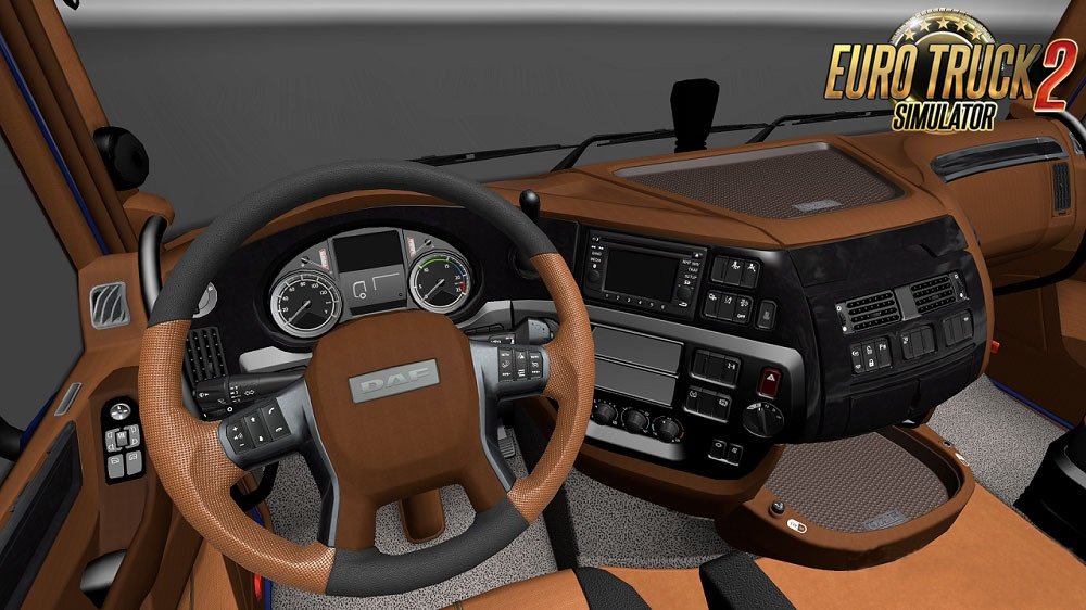 Black Brown Interior for DAF