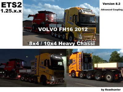 Volvo FH 2012 8×4 and 10×4 Version 8.2 [1.25.x]