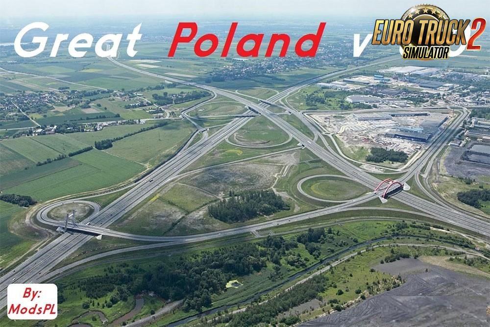 Great Poland Map v3.0 by ModsPL (1.25.x)