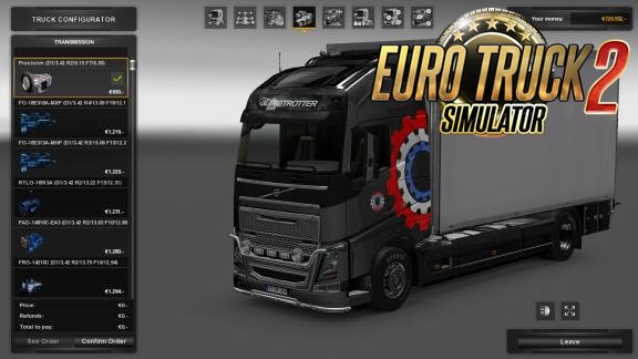 Eaton Fuller Transmission Mod by Tesco for Ets2