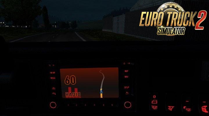 Truck Radio Tuner and GPS v2.0 for Ets2