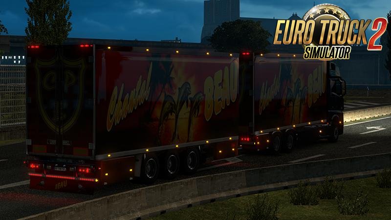 Trailer Tandem Coolliner 3 Axles v1 for Ets2