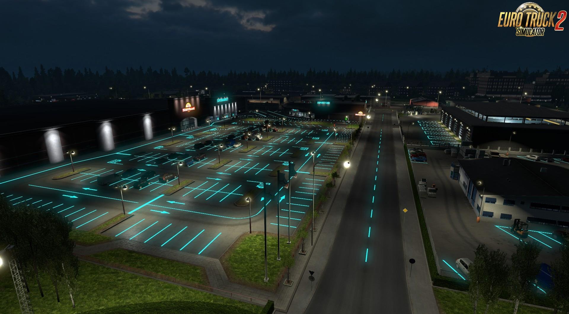 Roadways Luminous v1.0 for Ets2