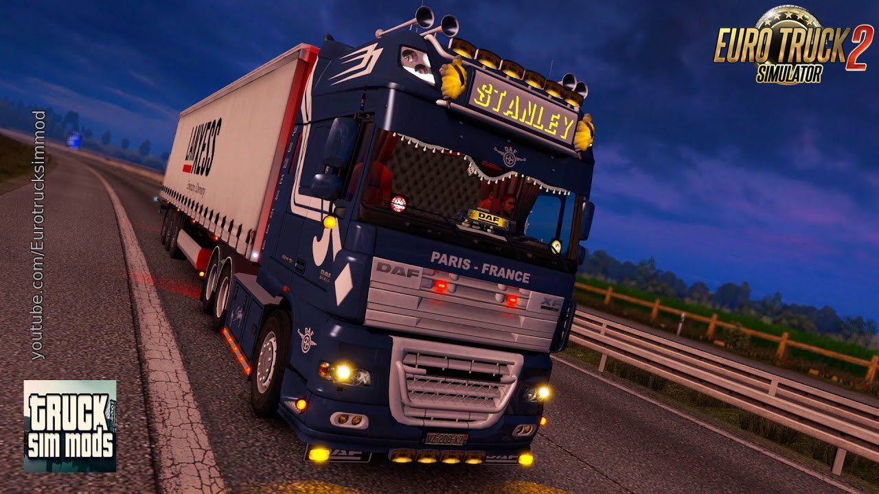 DAF XF 105 + Interior v1.3 Edit by Stanley (1.25.x)