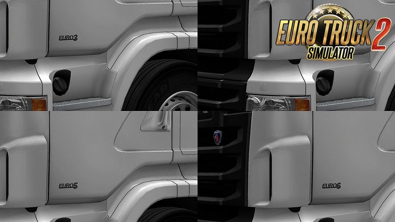 EURO badges for RJL Scania RS for Ets2