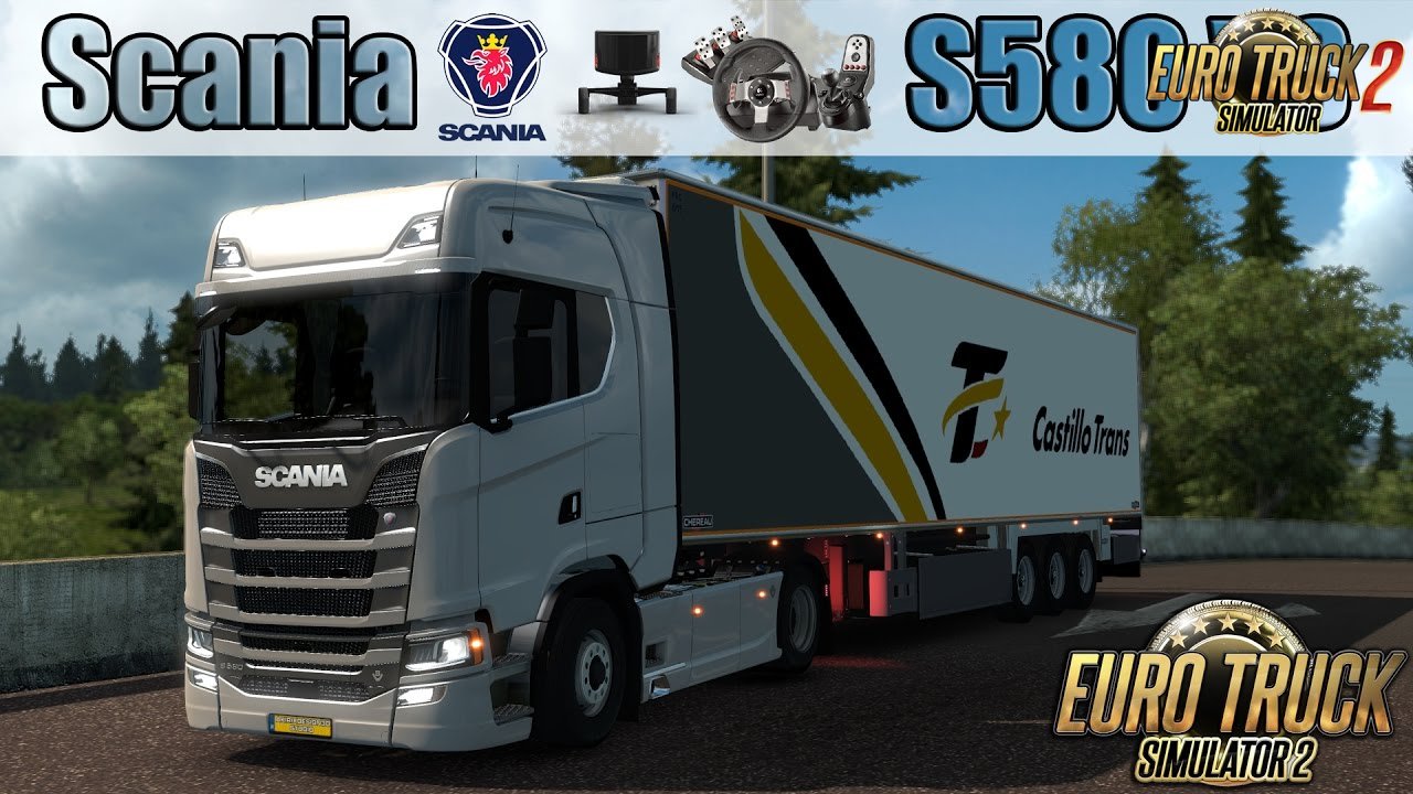 Scania S580 V8 2017 - Euro Truck Simulator 2