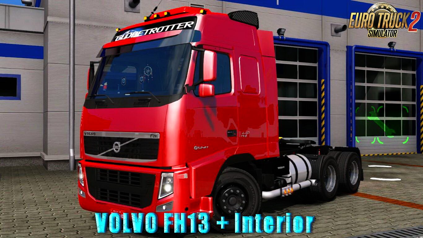 Volvo FH13 + Interior v1.1 (1.26.x)