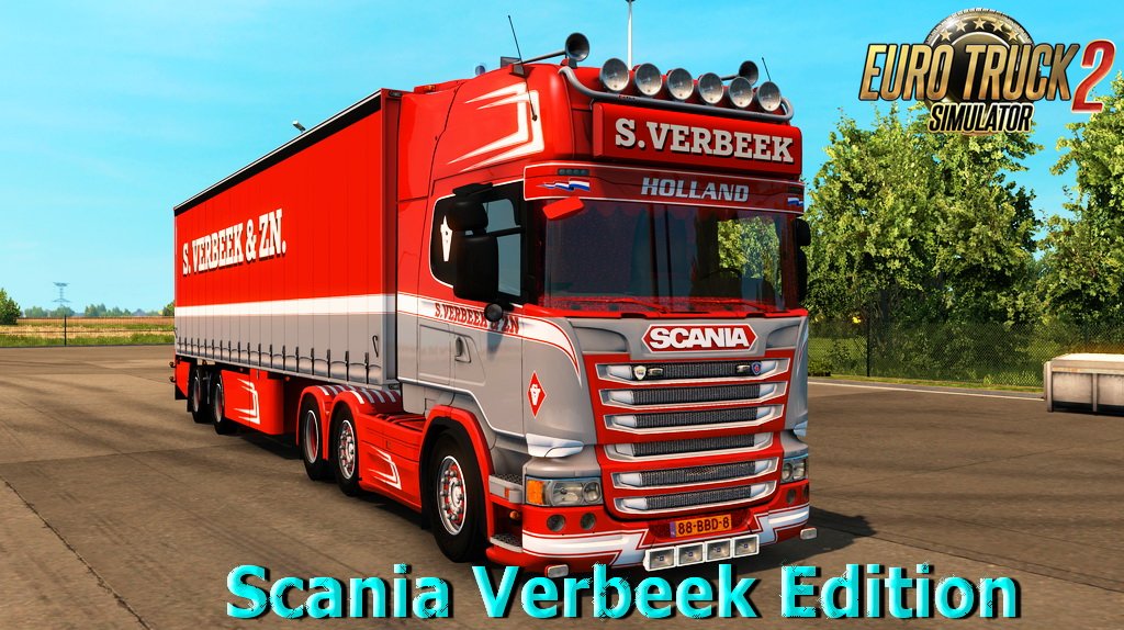 Scania Verbeek Edition + Trailer v1.0 (1.26.x)