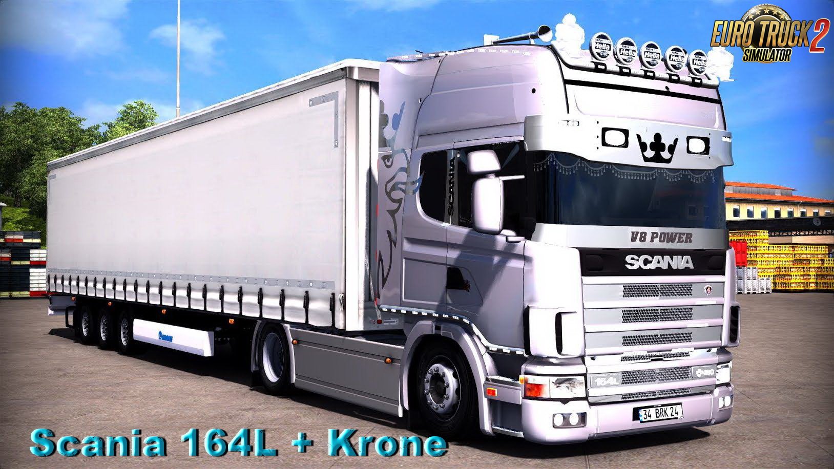 Scania 164L + Krone Trailer v1.0 (1.26.x)