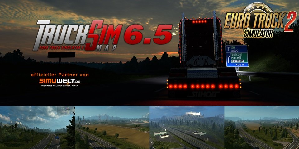 TruckSim Map 6.5 [1.26.x]