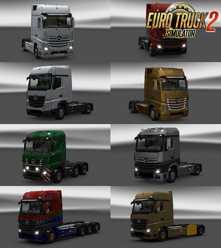 New Actros Plastic Parts and more v 3.12