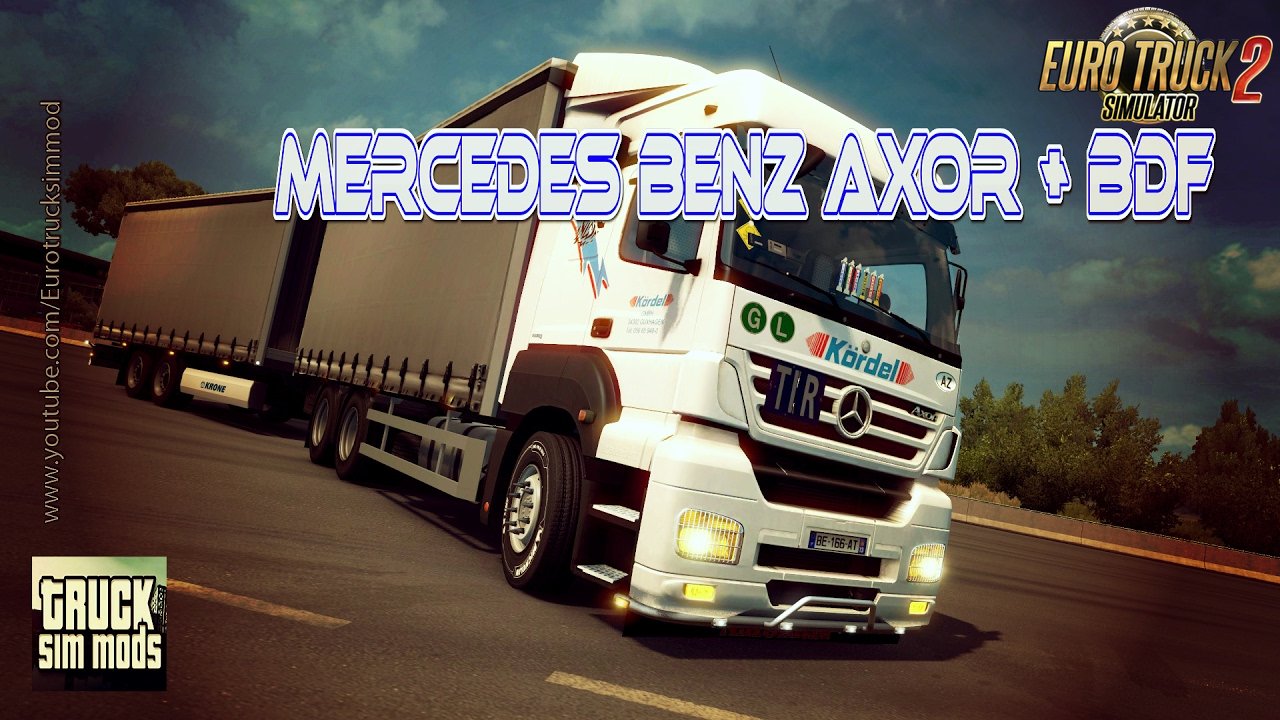 Mercedes Benz Axor + Addons - Euro Truck Simulator 2