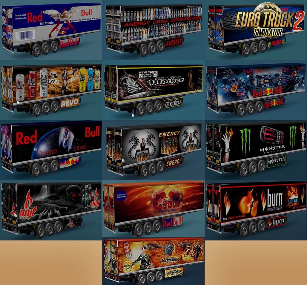 Trailer Pack Energy Drink v.01 by Ykut700