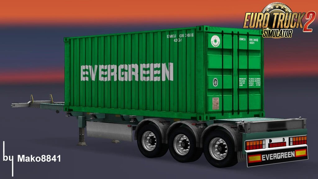 Trailer Container Evergreen by mako8841