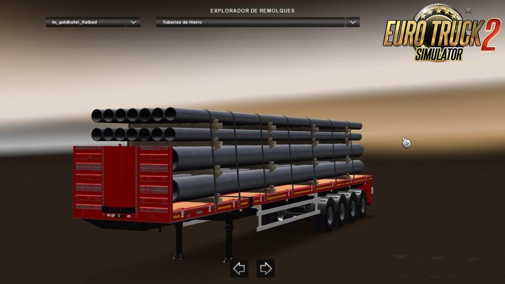 Trailer Goldhofer Flatbed for Ets2 [1.26.x]