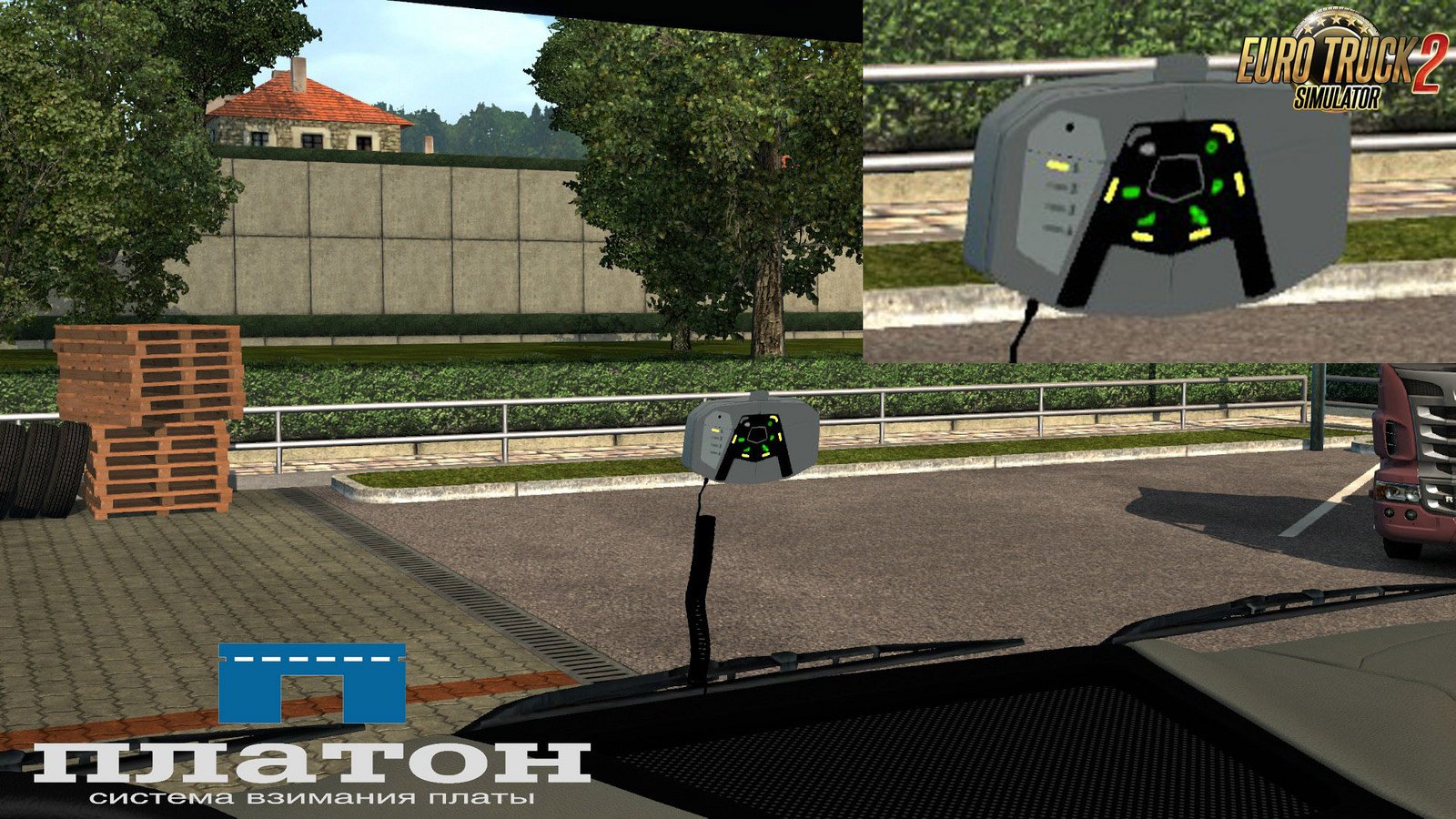 Platon onboard pay device v.1.2 for Ets2