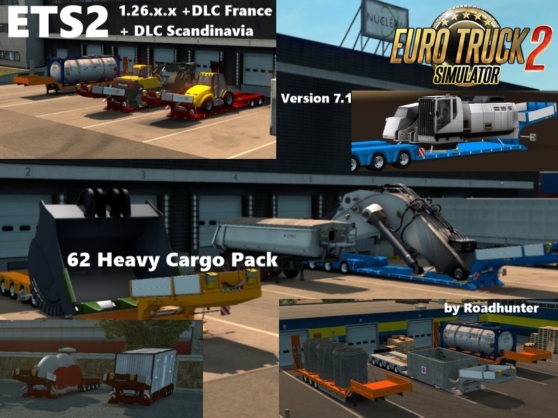 62 Roadhunter Heavy Load Pack for Ets2 [1.26.x]