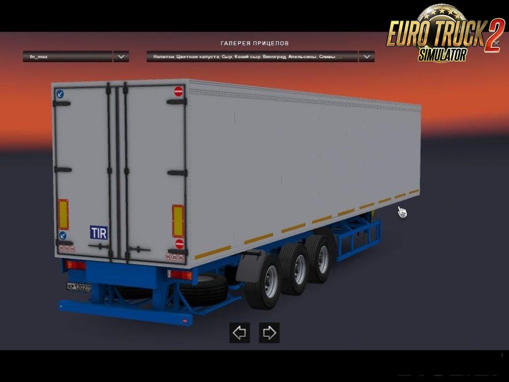 Trailer MAZ Refrigerator [1.27.x]