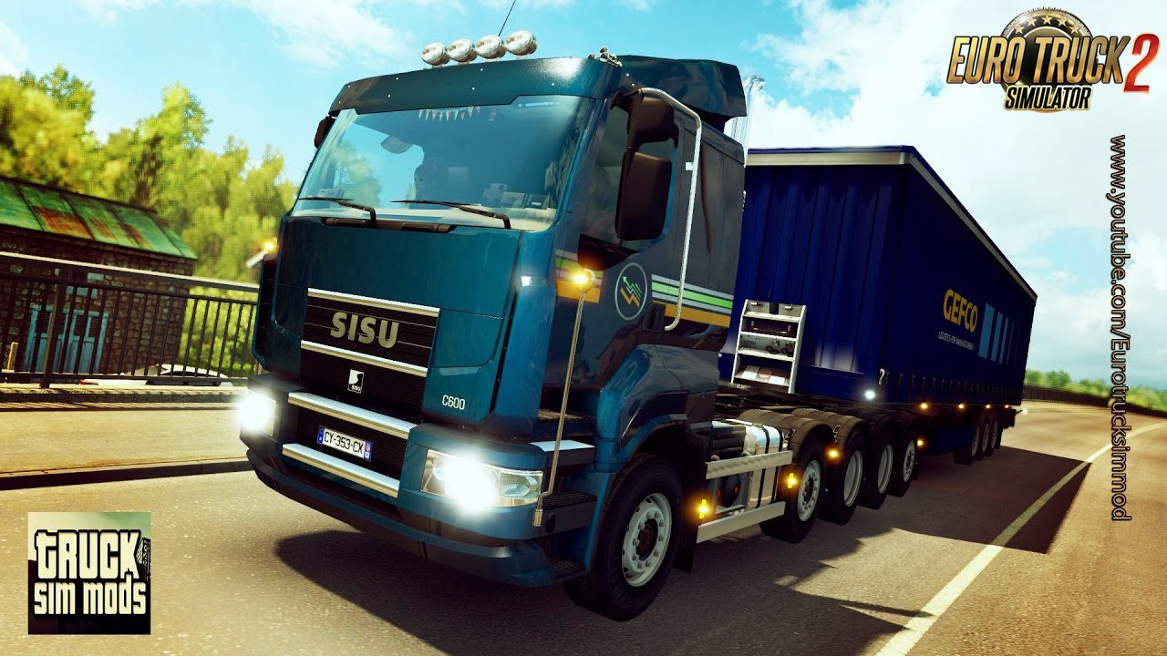 Sisu R500, C500 and C600 v1.2 - Euro Truck Simulator 2