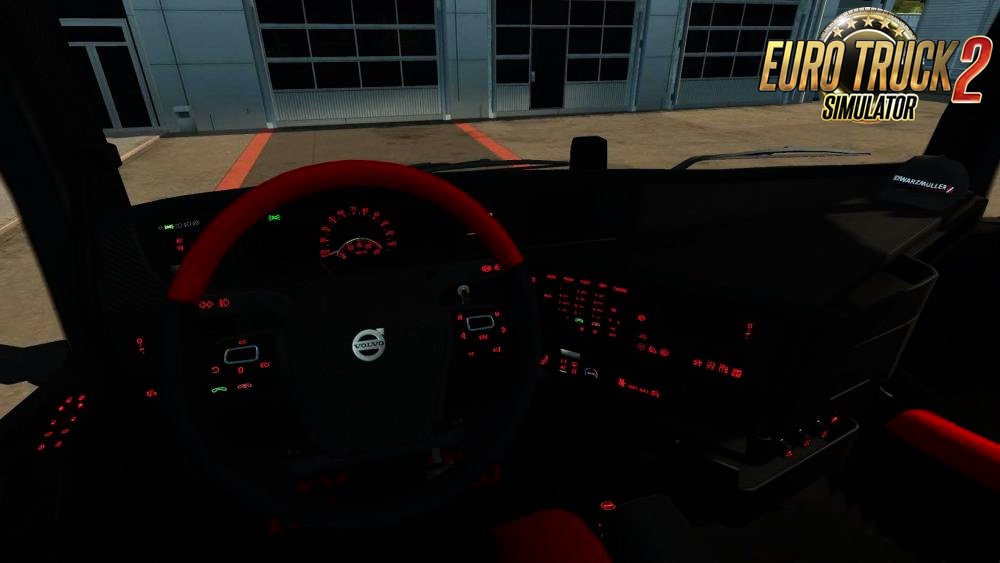 Volvo FH16 Redline Interior v1.0 by OveRTRucK (1.27.x)