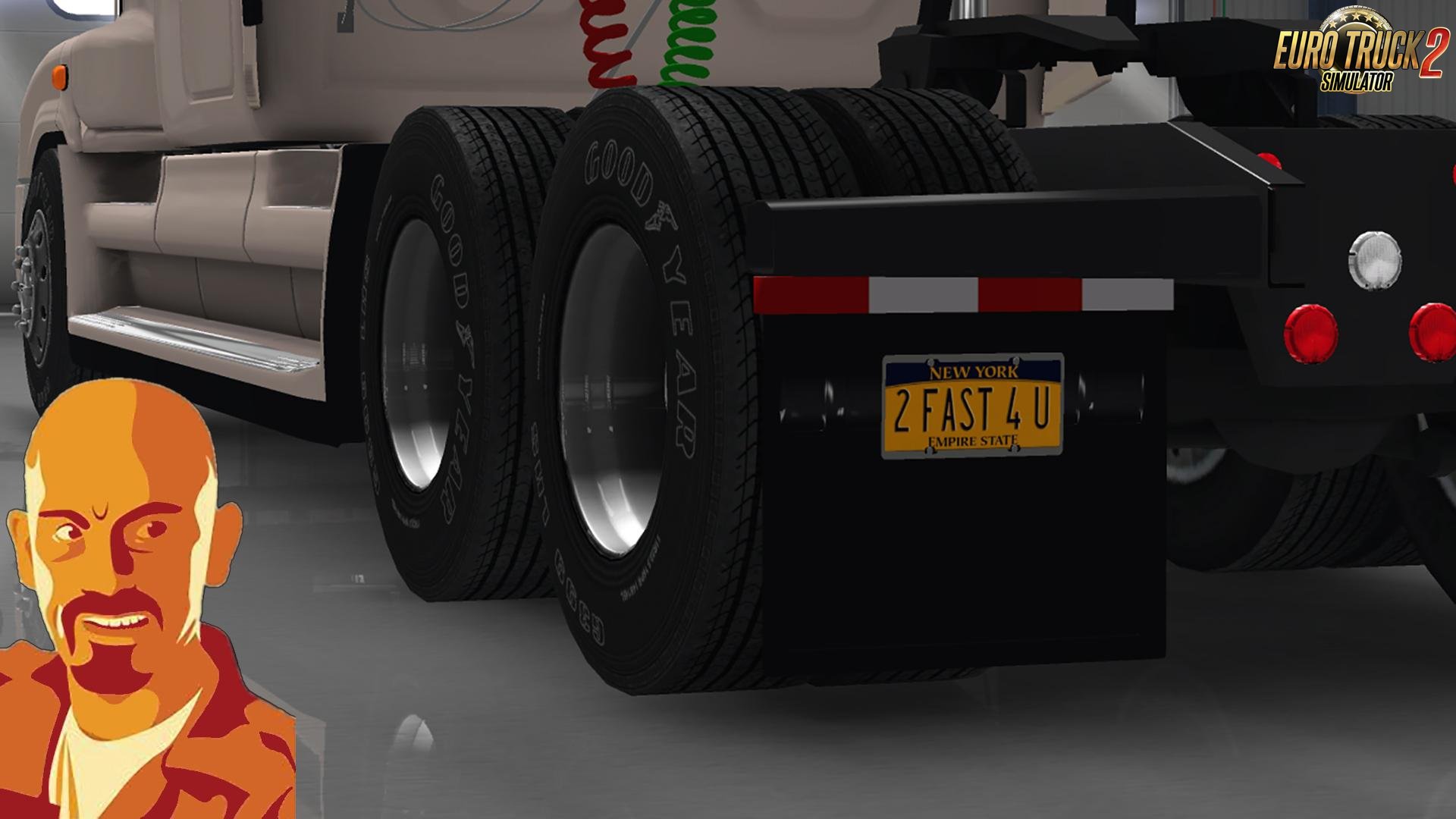 Freightliner Cascadia Custom Plate for Ets2 & Ats