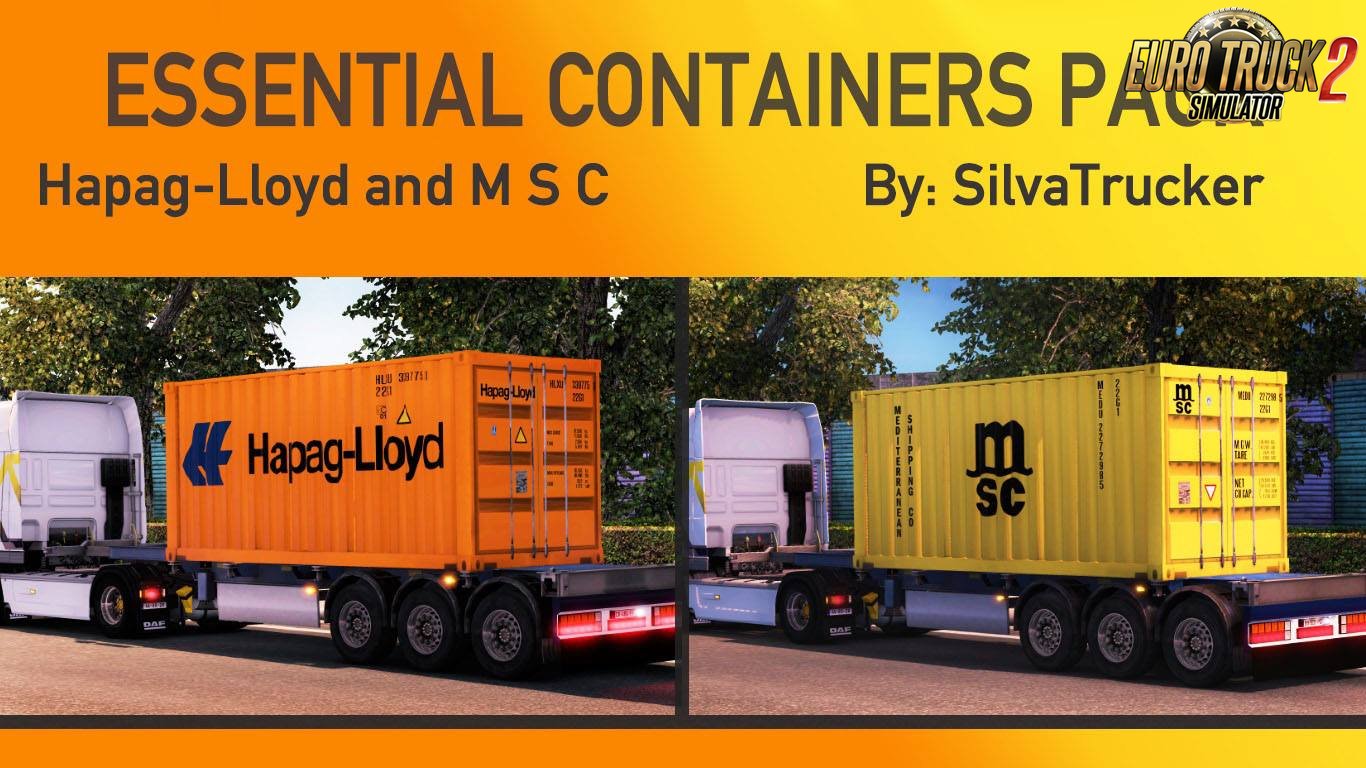 Essential Containers Pack v1.0 by SilvaTrucker (1.27.x)