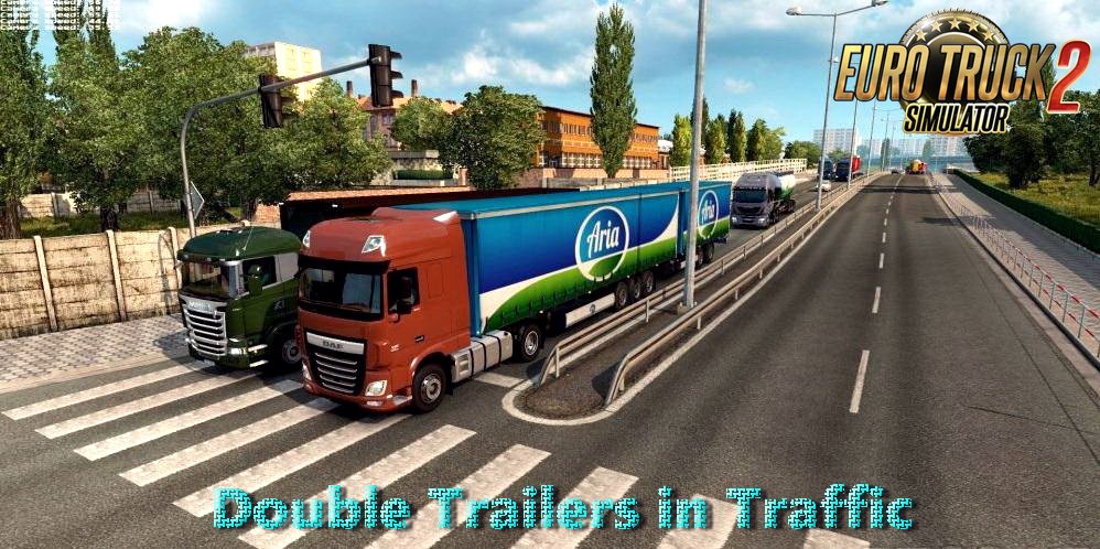 Double Trailers in Traffic v1.0 (1.28.x)