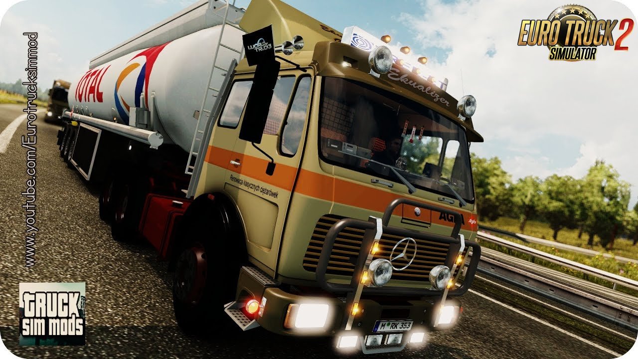 Mercedes NG 1632 edit by Truckercharly (1.28.x) - Euro Truck Simulator 2