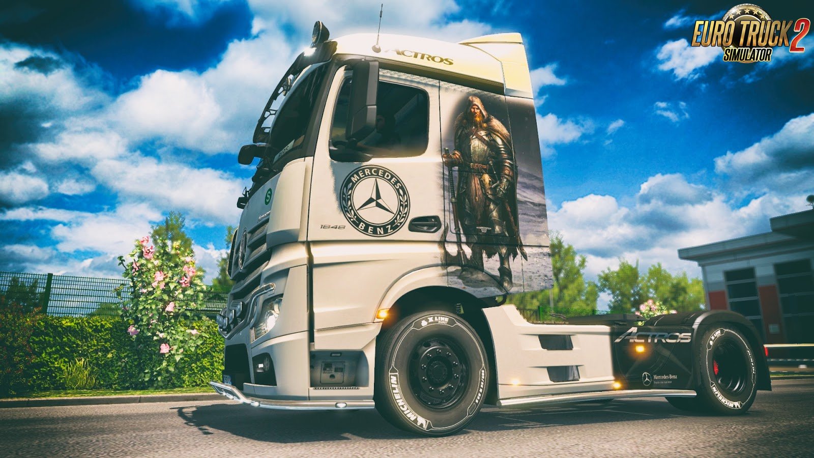 Viking Warrior Skin for Mercedes-Benz MP4 v1.0 by DafDriver (1.28.x)