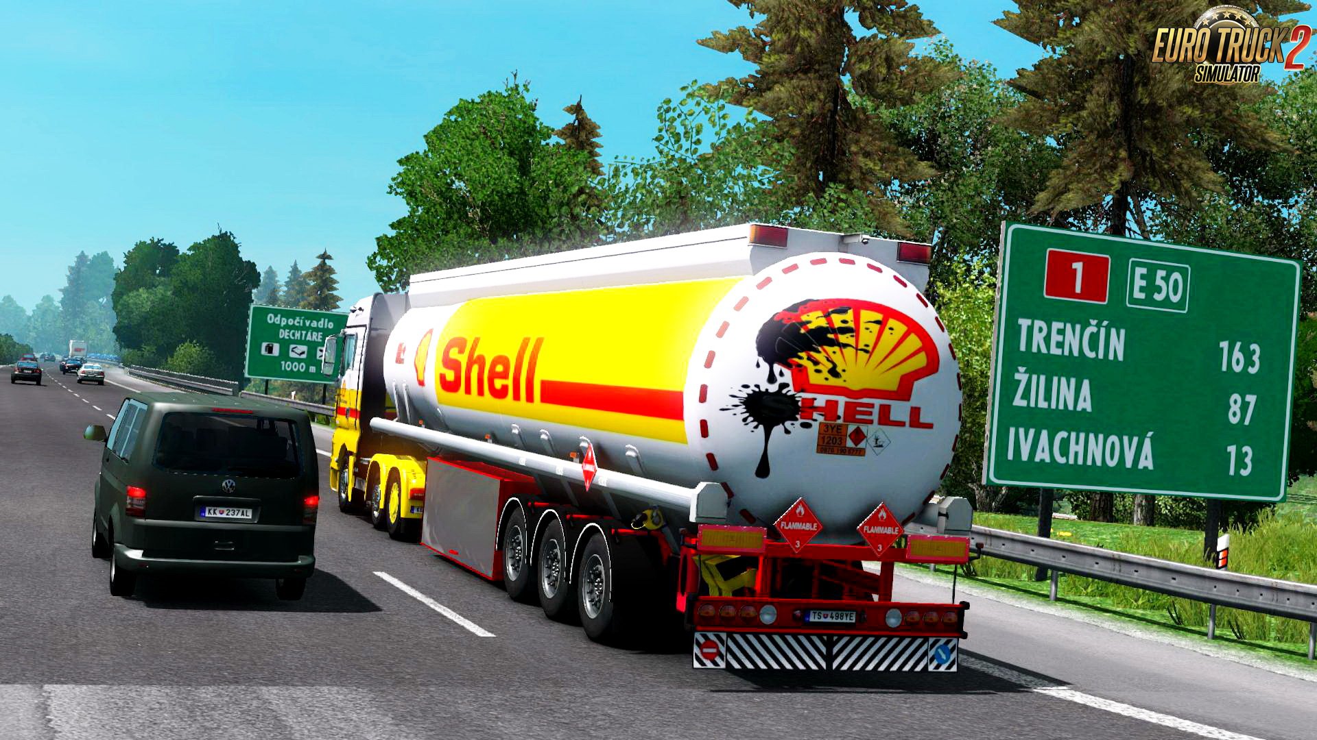 Shell Combo Pack Skin for Man Euro 6 by MADster v1.0 (1.28.x)