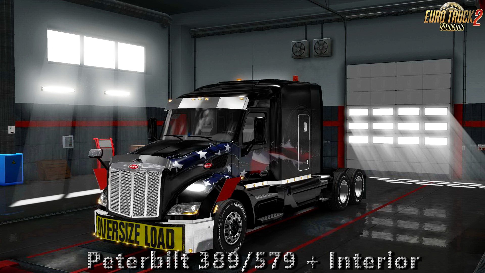 Peterbilt 389/579 + Interior v1.0 (1.28.x)