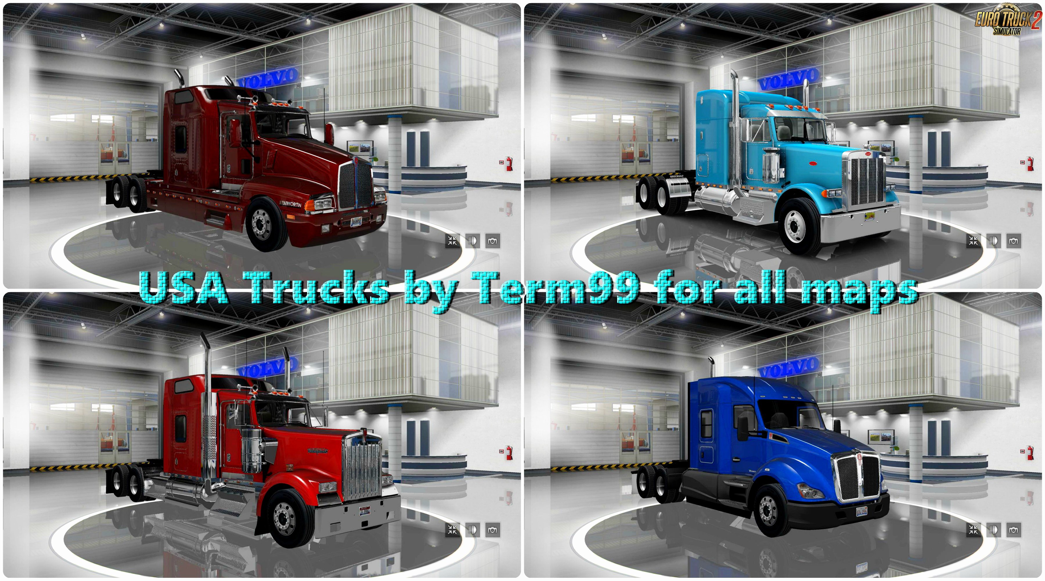 USA Trucks by Term99 for all maps v4.0.1 (1.28.x)