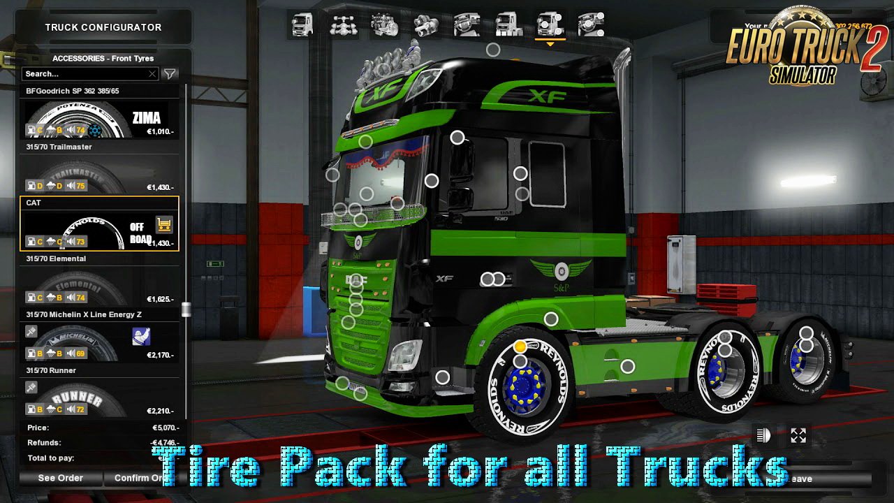 Tire Pack for all Trucks v1.0 by griva74 (1.28.x)