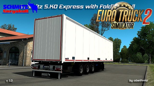 Trailer Schmitz S.KO Express with Folding Wall (Reworked) v1.0 (1.28.x)