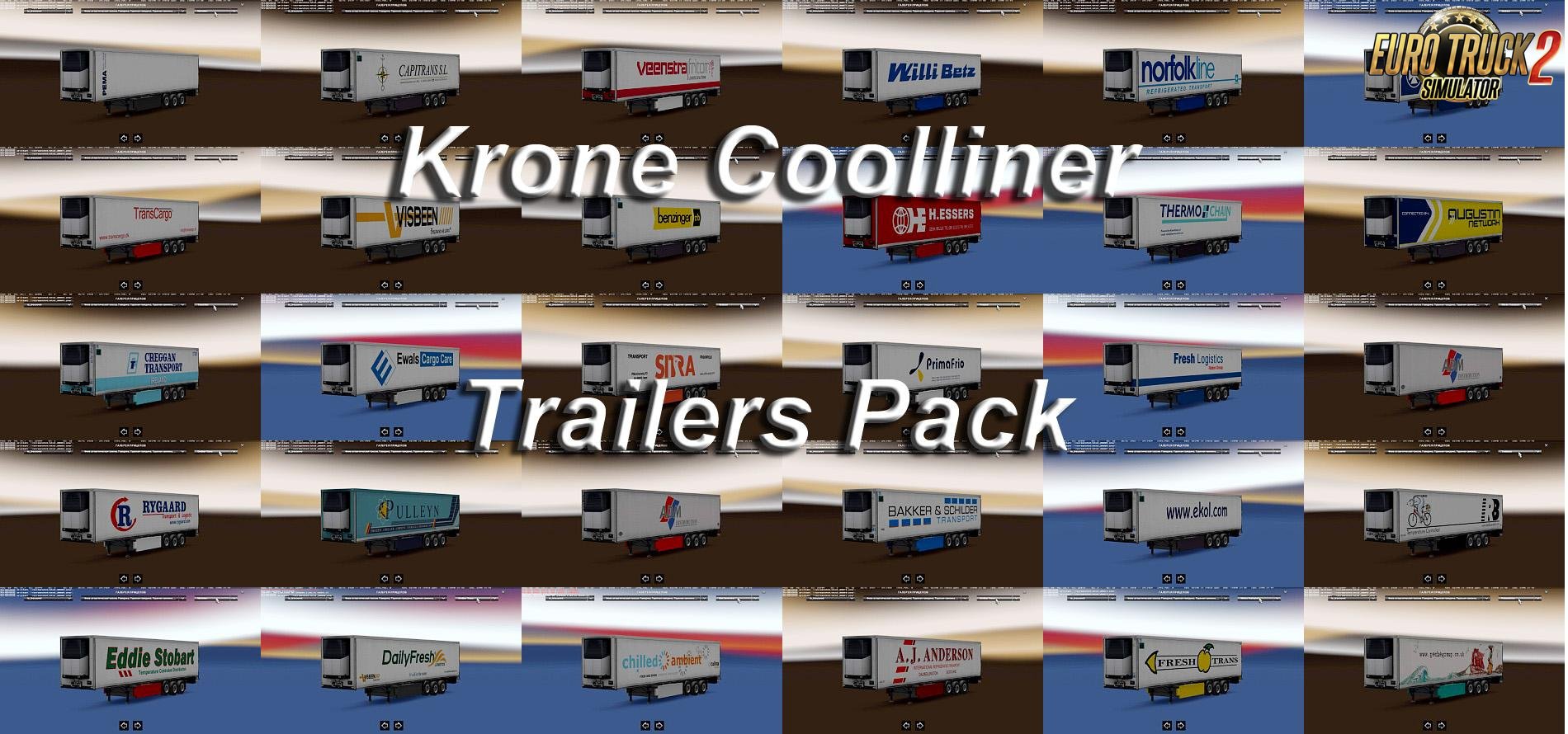 Trailers Pack Krone Coolliner for Ets2