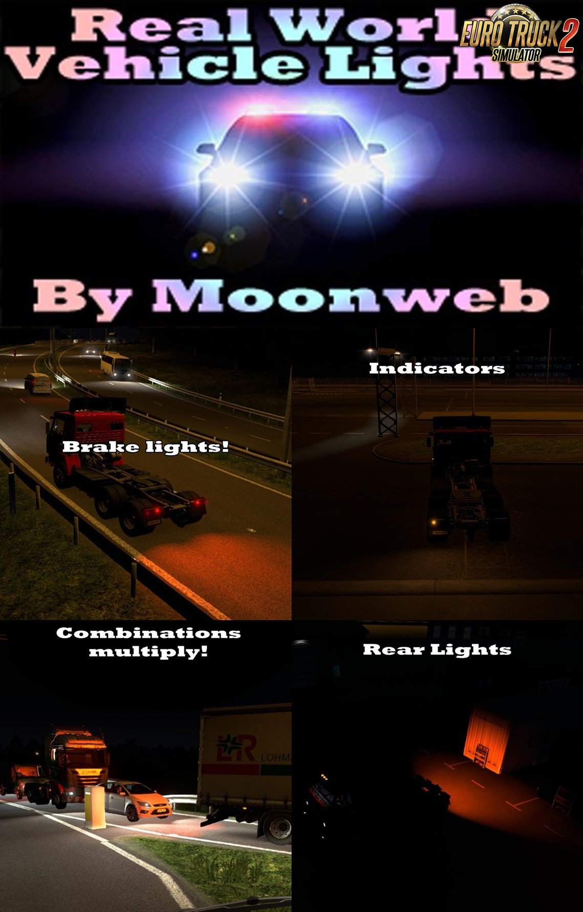 Real World Vehicle Lights v1.0 [1.28.x]