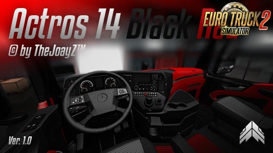 Actros 2014 Black Red Mod v1.0